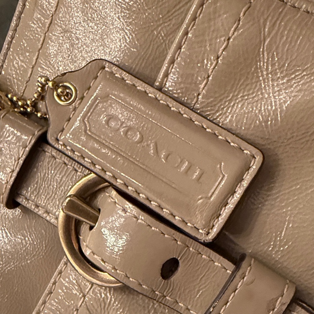 Coach Elegant Luxurious Leather Tote Bag - Picture 3 of 11